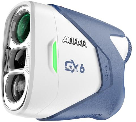 AOFAR GX6 Golf Entfernungsmesser mit Slope, Wiederaufladbarer Golf Laser Rangefinder, 1000Y, ±0,5YGenauigkeit, Flag-Lock und Vibration, 7X Vergrößerung, Laser Entfernungsmesser mit Magnetische