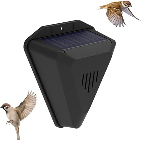 Répulsifs Solaire pour Oiseaux Étanche, Répulsifs À Ultrasons pour Animaux, RépulsifsPour Oiseaux Imperméable RépulsifAnimaux Sauvages Solaire, Épulsif Contre Les Pigeons pour Chats, Pigeon, Lapin