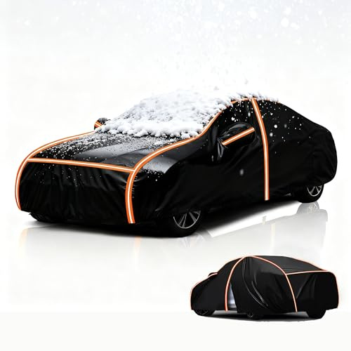 Telo Copriauto per Auto Impermeabile per Lancia Kappa, Telo Copriauto Da Esterno Completa per Auto,Protezione Da Neve e Gelo Sole,Raggi UV, Con Cerniera e Felpato.