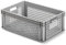 ALUTEC Kunststoffbehälter vergittert (Inhalt 45 l, Außenmaße (LxBxH) 600 X 400 X 220 mm, stapelbar, lebensmittelecht, kälte- und hitzebeständig von -40° bis +80°C, Aufbewahrungskiste) 75060