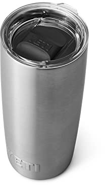 YETI Rambler Tumbler, Vaccum Insulated Stainless Steel Tumbler with Magslider Lid, Stainless Steel, 10 oz (295 ml)