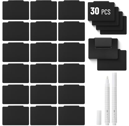 Mr. Pen - Lot de 32 étiquettes à clipser pour panier