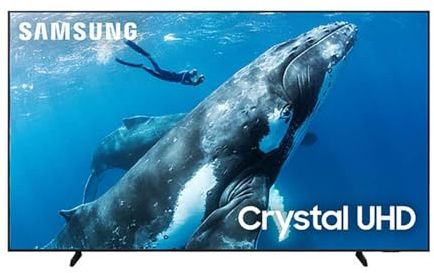 Samsung 98-Inch Class 4K Crystal UHD DU9000 Series HDR Smart TV, Object Tracking Sound Lite, Motion Xcelerator 120Hz, Supersize Picture Enhancer, Mega Contrast, Alexa Built-In (UN98DU9000, 2024 Model)