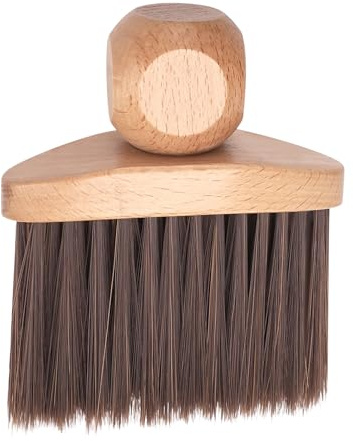 Barber Brush- Bristle Hairdressing Cleaning Supplies - Capelli Dusting Brush | With Wooden Handle,for Beauty Salon Home Apartment Hairdressers Men Husband Grandpa Dad Barber's Neck Cleaning.