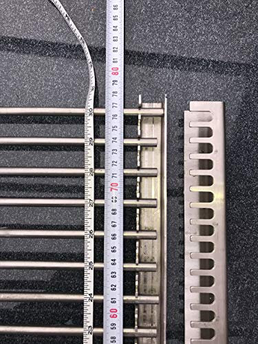 Hz1BBQde 10 Edelstahl Rohre bis 480mm für Grillrost variierbar in Allen Größen und zerlegbar - V2A - super Ersatzteil für Verschiedene Gasgrille - Edelstahl Manufaktur Stollenwerk (31)