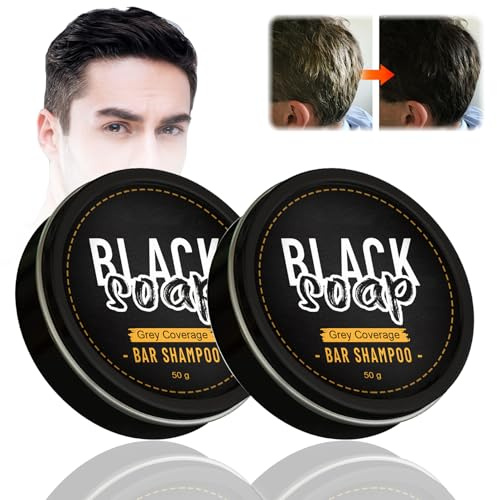 Shampoo Bar,Shampoo per Capelli Grigi, Shampoo Per Capelli Grigi Inverso,Copertura Capelli Grigi,Soap Cover Bar Shampoo,Coprente Capelli Bianchi,Shampoo Saponetta