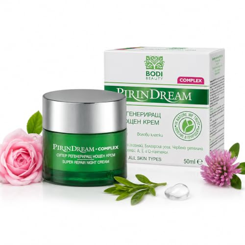 BODI BEAUTY Pirin Dream Nattkräm 50 ml Äppelstamceller & Matrixyl 3000 | Återfuktande nattkräm med äppelstamceller och Matrixyl 3000 som stödjer hudens återhämtning över natten