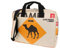 More Than Hip - Laptoptasche 15,6 Zoll aus recycelten Zementsäcken - Wasserbeständig, leicht & geräumig – Nachhaltig & Fair produziert - Kamel-38,5 x 28,5 x 8,5 cm