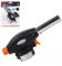 Multi Purpose Gas Torch Head - Adjustable Flame Control Butane Torch, for Cooking, BBQ, Creme Brulee, Crafting, Wood Torching, Push and Twist Gas Cartridge Attachment, Piezo Ignition