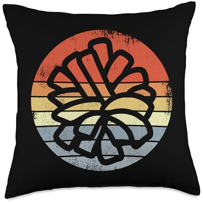 Vintage Cheerleader Pom Poms Cheerleading Lessons Throw Pillow