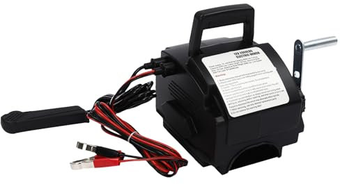 Cabrestante eléctrico de 300 W, 5000 libras, 12 V, dos modos de control con cuerda larga, adecuado para coches, remolques, camiones