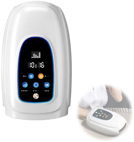 Elektrische Handmassagegeräte mit Wärme und Kompression, Wiederaufladbares Hand Massagegerät für Linderung von Arthritis und Karpaltunnelsyndrom, Handmassagegeräte für Männer und Frauen