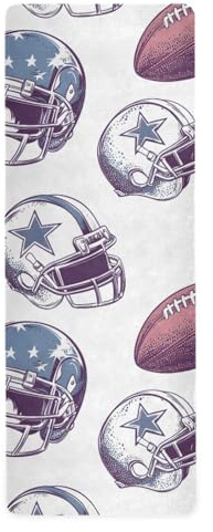 American Football Helmets Yoga Mat Non Slip Thick Kids Eco Friendly Rubber Workout Foldable Yoga Mat Women Exercise