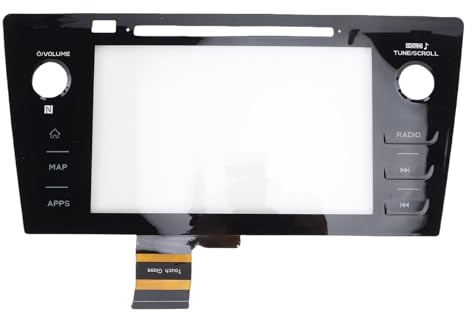 Digitalizzatore touch screen radio 8 pollici sostitutivo ad alta risoluzione con risposta sensibile touch screen digitalizzatore di navigazione per Outback Legacy 2018 2019 (Mappa)