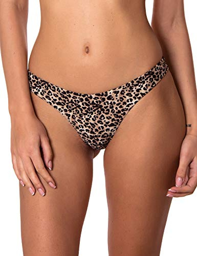 RELLECIGA Freche Bikinihose für Damen, Leopard, Medium