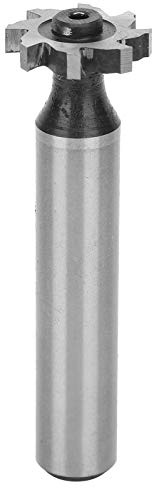 HSS T-spårskärare, professionell T-spårskärare, rak skaft, Woodruff Key cutter, träbearbetningsverktyg, 3x16x10mm