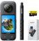 Insta360 X3 Einsteiger-Bundle - wasserdichte 360°-Actionkamera mit 1/2-Sensor, 5,7K 360°, 72MP 360°-Fotos, Stabilisierung, 2,29-Touchscreen, Vibrationsfeedback, KI-Bearbeitung, Live-Streaming
