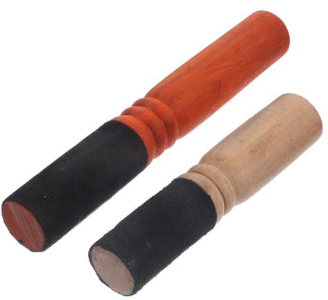 Vaguelly Mazo para Cuenco Sonoro de Madera 2 Piezas Fácil de Sujetar y Agarre Adecuado para Yoga y Meditación en Hotel