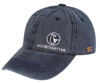 SCHIETWETTER Unisex Kinder Kinder Baseballcap, Schirmmütze für Mädchen und Jungs, 100% Baumwolle, Washed Look