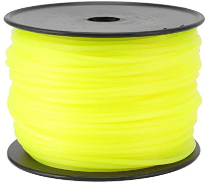 Phefop Quadrate Trimmer Line 3mm String Trimmer Line, High Efficiency 3mm Quadrate Nylon Stable Performance for Farm (168m/183.73yd)