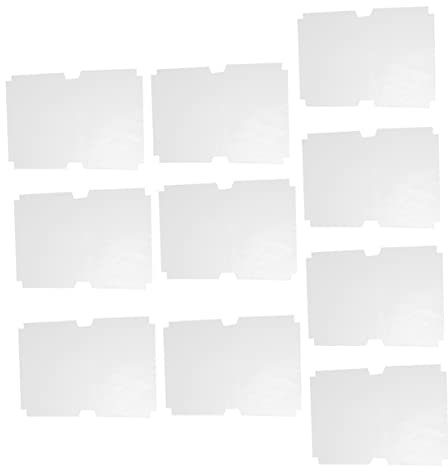 WEKAMOS 10 Stück Transparente Selbstklebende Buchumschläge Kunststofffolie Rutschfest Dünne Lehrbuch Schutzhüllen Für Schule Und Büro