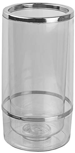 HRB Flaschenkühler doppelwandiger Kühlmanschette für Flaschen wie Wein Champagner und Sekt, Cool twister outdoor, Weinkühler mit einer Höhe von 23 cm und einem Ø 11,5 cm
