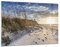 Wandbilder Dekoration Wohnzimmer Sand Gras Meer Bilder auf Glas 120x80cm Glasbild Schlafzimmer Küche Deko Wand Kunstdruck Art Groß XXL Wanddeko Bild im Glas Modern Wall Decor Glasdruck GAA120x80-4781