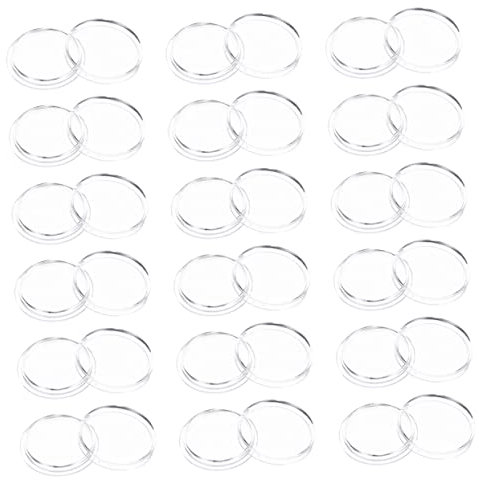 SHINEOFI 100pcs Coin Collecting Supplies Coin Case Lid for Collectors Organizer Boxes