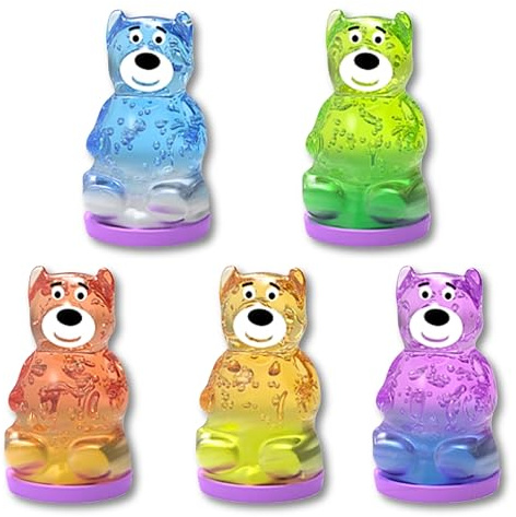 Bear Slime 105ml, Fidget Toys Stretchy Anti-Stress Toy - Squishy Kids Slimes for Party Bags Fillers - Fun and Relaxing Playtime Activity
