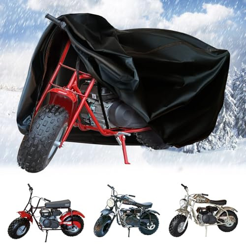 Chikia Mini Bike Cover Outdoor,Minibike Cover Waterproof,Compatible with Coleman CT200U CT200U-EX BT200X RT200 B200R B200RSV Massimo Baja Trail Master Accessories,Protection,Dustproof