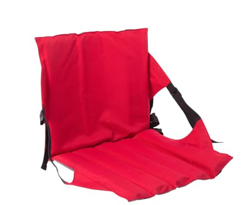 Coussin gonflable pour stade - Coussin de stade avec dossier à boucle - Léger et pliable - Avec poche en maille - Pour événements sportifs, concerts en plein air, camping, tribunes, randonnée