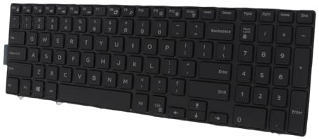 OEBUAFI Byte Av Datortangentbord med 101 Nycklar Perfekt för 15 3000 15 5000 17 5000 Bärbara Datorer Robust och Fashionabel Lätt ABS-aluminiumlegering