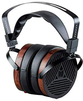 Monolith M1060 Over Ear Planar Magnetic Headphones - Black/Wood With 106mm Driver, Open Back Design, Comfort Ear Pads For Studio/Professional