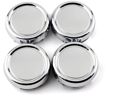 RhinoTuning 4 Stück Radnabenkappen für Advan Benz OZ Audi Nabendeckel OD 79 mm ID 73 mm, Chrom Radnabenabdeckung Geeignet für S300 S350 S600 ML350 C200 C280 W230-C230 Rad, A0004000900 Felgendeckel