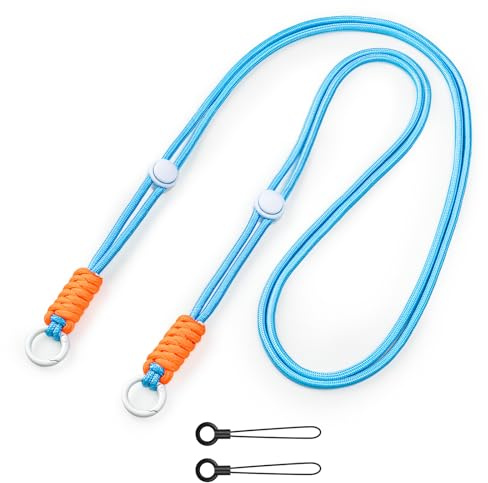 VOVMOEYA Kids Camera Strap,Children Neck Strap for Fujifilm Mini 12/11/9/8/7+,Long Crossbody Lanyard for Kid Camera/Badge Holder/Keys/Wallet Multi-Function Lanyard(Blue)