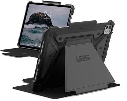 URBAN ARMOR GEAR Metropolis SE Case Apple iPad Pro 11 Hülle (M5 / 2025, M4 / 2024) (Wake/Sleep Funktion, Apple Pencil 2 Stift-Halter, Standfunktion) schwarz