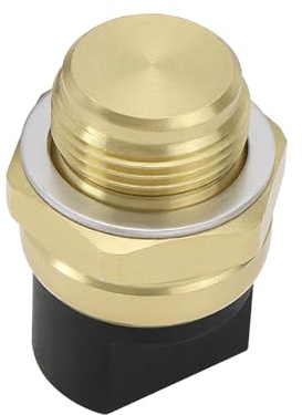 OTOTEC Capteur de Température de Ventilateur de Radiateur Automobile à 3 Broches avec Rondelle Compatible avec VW Caddy 1 82-92 Compatible avec Corrado Golf 2 3 1H 1.3-2.9 Compatible avec Audi
