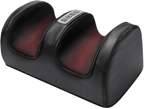 Deciniee Electric Foot Massager for Plantar Fasciitis-Feet Massager for Pain and Circulation with Warm Function-Shiatsu Foot Massage Machine-Relieves Foot Fatigue-Gifts for Women and Men （Black）