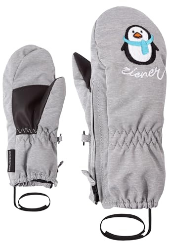 Ziener Baby LE ZOO MINIS glove Ski-handschuhe / Wintersport |warm, atmungsaktiv, grau (light melange), 86cm