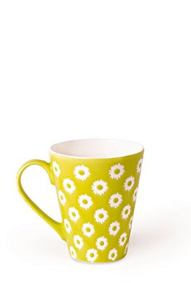 Excelsa Enjoy Mug, Porcellana, Verde, 10 x 10 x 8.5 cm