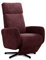 Cavadore TV-Sessel Cobra / Fernsehsessel mit Liegefunktion, Relaxfunktion / Stufenlos manuell verstellbar / Sternfuß, belastbar bis 130 kg / 71 x 110 x 82 / Lederoptik, Rot