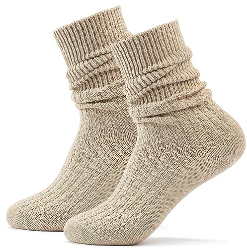 Stockerpoint Chaussettes Traditionnelles Bavaroise Homme lot de 1 (modèle: OC-Ludwig) Nature 39-42