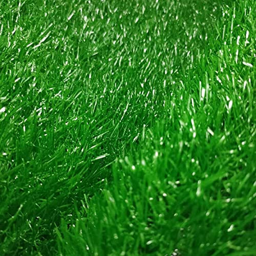 Gazon artificiel pour extérieur, adapté aux animaux domestiques, résistant aux intempéries avec trous de drainage, tapis de gazon synthétique réaliste pour salle de sport, terrasse, balcon, aire de