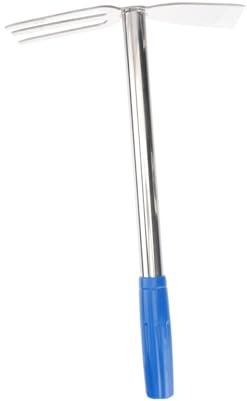 SUPVOX houe de Jardinage ratissage houe et cultivateur désherbage Labourer Outillage de Jardin Outils de Jardin Pelle à Main de Jardin Fournitures de Jardinage Caoutchouc Silver