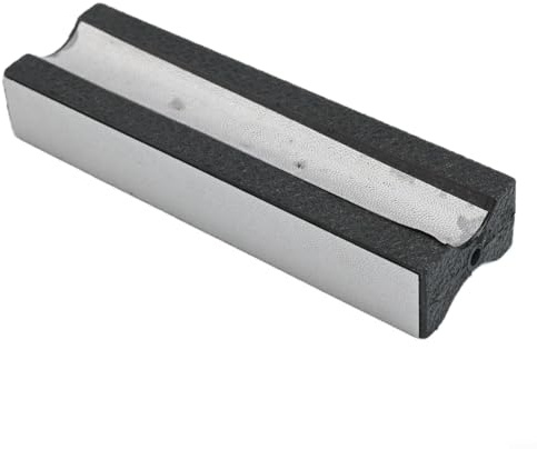 Niceminiwall Pool Cue Tip Shaper Tool – Stainless Steel & Plastic Billiards Repair Device for Cue Tip Reshaping and Maintenance, Compact 10. x 3 x .65 cm, Si