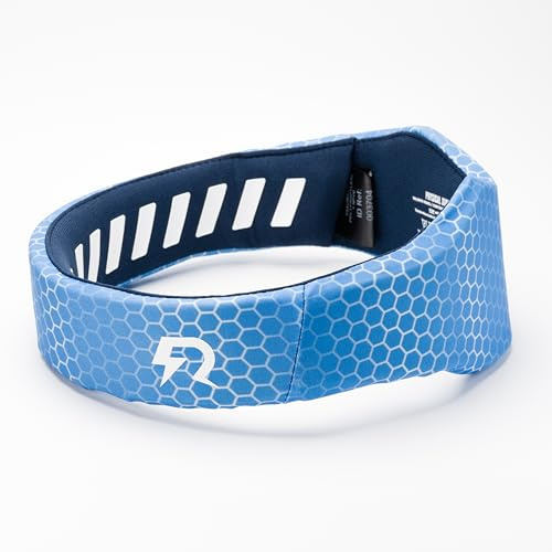 NeuroSure Rezon Halos® Protective Headband, Light Blue | Lightweight Head Protection for Epilepsy, Autism, Elderly Care & Fall Risk | Soft Everyday Protective Headwear (L)