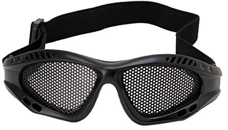 FEILINKA Motorcycle Airsoft Eye Protection Goggles Anti Fog Mesh Metal Glasses