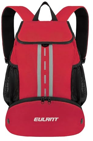 EULANT Fußball Rucksack mit Schuhfach, Multifunktionsrucksack mit bodenfach, Wasserdichter Sporttaschen für Basketball Volleyball Schwimmen Training Strand Yoga