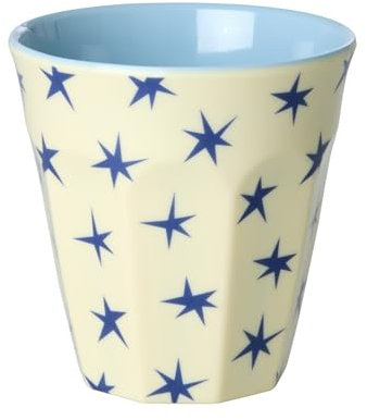 Rice Melamine Mug Stars Cream Star Print Medium