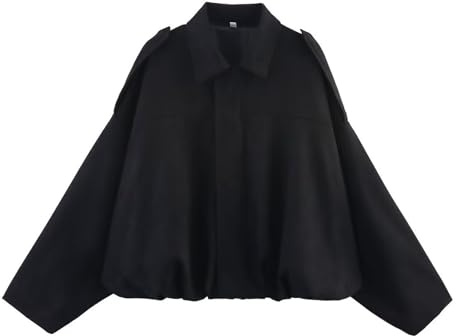Femmes Faux Suede Bomber Manches Chauve-Souris Mit Zippée， Court Sport Chic Suédine Blouson